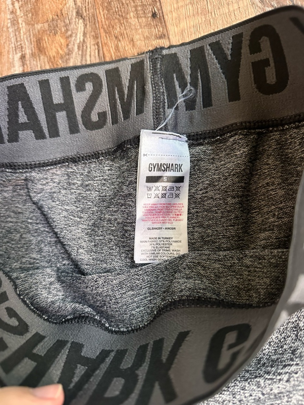 Gymshark Gray Biker Shorts - Picture 2 of 2